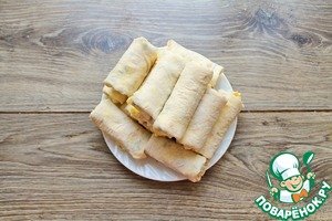 Закуска из лаваши и сыра Закуска из лаваши и сыра