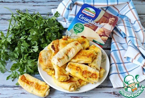 Закуска из лаваши и сыра Закуска из лаваши и сыра