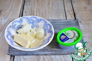 Закуска из малосольной рыбы на хлебце