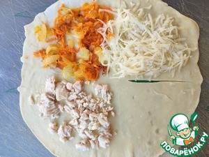 Закусочные лепешки-треугольники