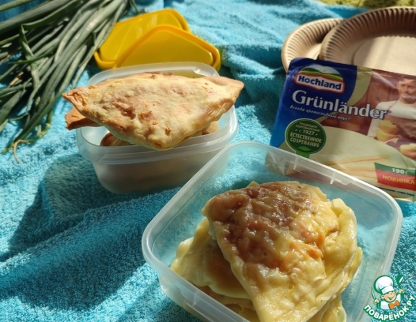 Закусочные лепешки-треугольники