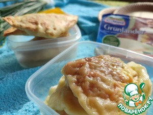 Закусочные лепешки-треугольники