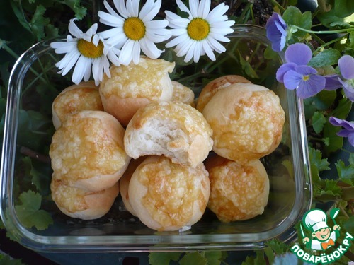 Закусочные сырные булочки "Два сыра"