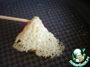 Закусочные тарталетки с сырными чипсами