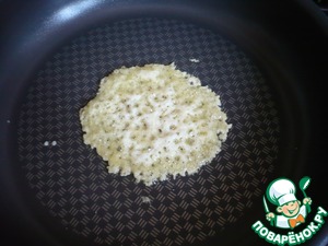 Закусочные тарталетки с сырными чипсами