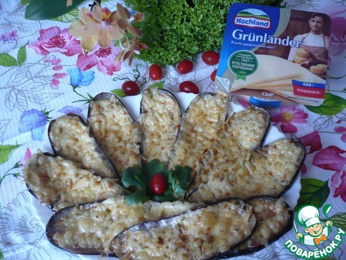 Запеченные баклажаны с сыром