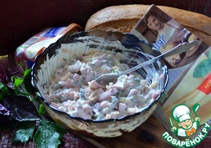 Запечённый фаршированный батон с сыром