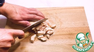 Жульен с курицей и шампиньонами