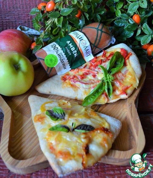 Мини пиццы с сервелатом и овощами Мини пиццы с сервелатом и овощами