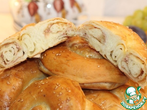 Дрожжевые лепешки на йогурте с начинкой Дрожжевые лепешки на йогурте с начинкой