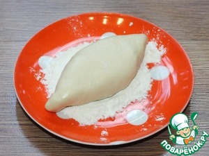 Пирожки с баклажаном, сыром и сосиской Пирожки с баклажаном, сыром и сосиской