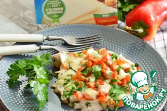 Канапе с сыром и колбасками Канапе с сыром и колбасками