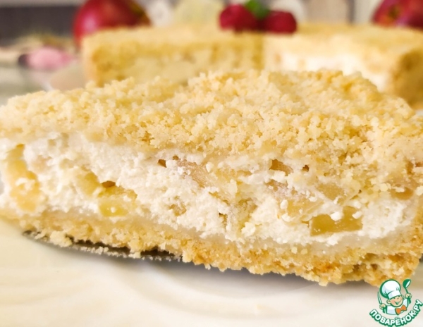 Королевская ватрушка с яблоками Королевская ватрушка с яблоками