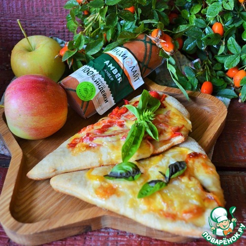 Мини пиццы с сервелатом и овощами Мини пиццы с сервелатом и овощами