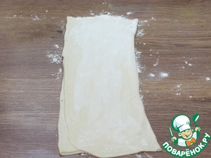 Закусочные слойки с колбасной начинкой Закусочные слойки с колбасной начинкой