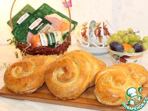 Дрожжевые лепешки на йогурте с начинкой Дрожжевые лепешки на йогурте с начинкой