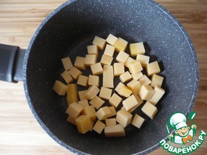 Блинные "лодочки" с ветчиной и сыром