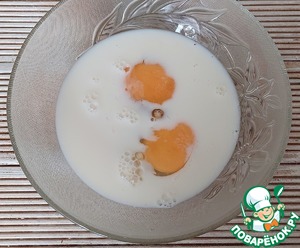 Пирожки с ветчиной, омлетом и сыром Пирожки с ветчиной, омлетом и сыром