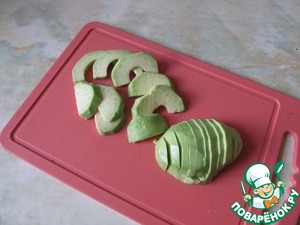 Бутерброды с авокадо "Праздничные"