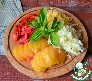 Мини пиццы с сервелатом и овощами Мини пиццы с сервелатом и овощами