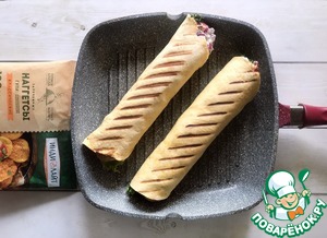 Цезарь-ролл с наггетсами Цезарь-ролл с наггетсами