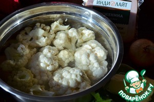 Цветная капуста с бужениной Цветная капуста с бужениной