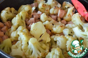 Цветная капуста с бужениной Цветная капуста с бужениной