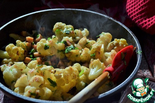 Цветная капуста с бужениной Цветная капуста с бужениной