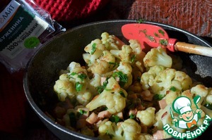 Цветная капуста с бужениной Цветная капуста с бужениной