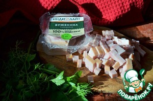 Цветная капуста с бужениной Цветная капуста с бужениной