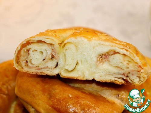 Дрожжевые лепешки на йогурте с начинкой Дрожжевые лепешки на йогурте с начинкой