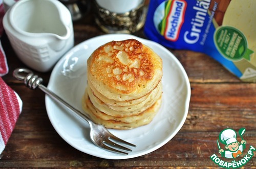 Оладьи с сыром