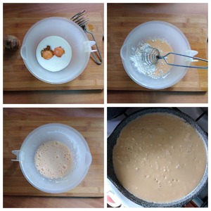 Фаршированный яичный блин