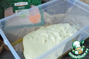 Фокачча с перцем и беконом из индейки Фокачча с перцем и беконом из индейки