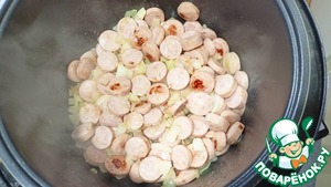 Гречка с сосисками Гречка с сосисками
