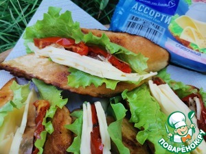 Гренки-кармашки для пикника