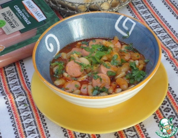 Гуляш с белой фасолью Гуляш с белой фасолью