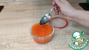 Икра форели слабосоленая Икра форели слабосоленая