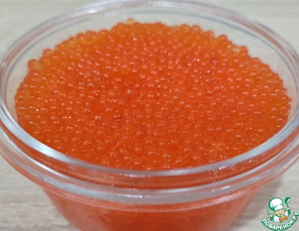 Икра форели слабосоленая Икра форели слабосоленая