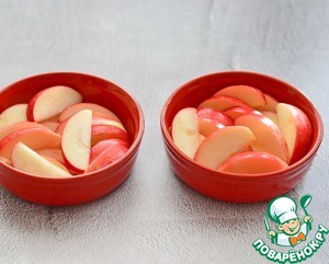 Яблоки, запеченные с сыром и шоколадом Яблоки, запеченные с сыром и шоколадом