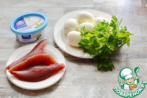 Яйца, фаршированные икрой сельди Яйца, фаршированные икрой сельди