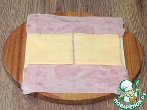 Яйцо, запеченное с ветчиной и сыром Яйцо, запеченное с ветчиной и сыром