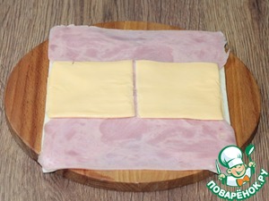 Яйцо запеченное с ветчиной и сыром Яйцо запеченное с ветчиной и сыром