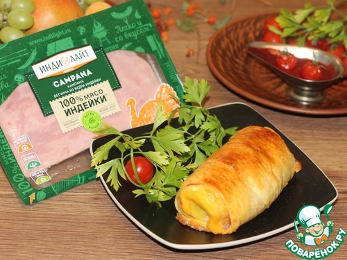 Яйцо запеченное с ветчиной и сыром Яйцо запеченное с ветчиной и сыром