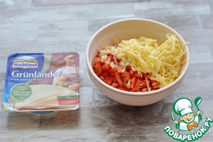 Кабачки, запеченные с помидорами и сыром