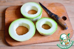 Кабачковые кольца с начинкой Кабачковые кольца с начинкой