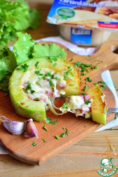 Кабачковые кольца с начинкой Кабачковые кольца с начинкой