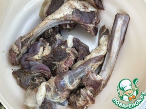 Каре ягнёнка с мятным соусом Каре ягнёнка с мятным соусом