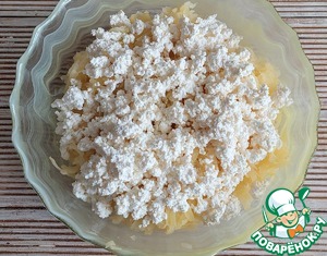 Картофельно-творожные котлеты с ветчиной Картофельно-творожные котлеты с ветчиной