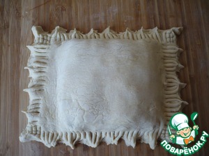 Конвертики из слоеного теста с сосисками Конвертики из слоеного теста с сосисками